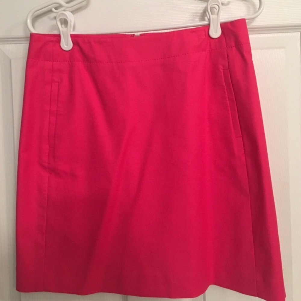 Loft pink pencil skirt